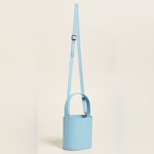 Staud Bassett Bucket Bag in Baby Light Blue Crossbody Tote